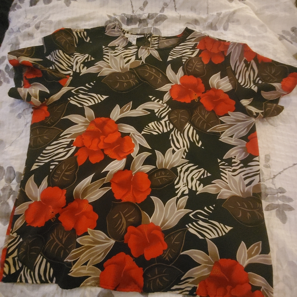 Beautiful floral blouse